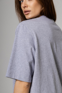 Футболка Twok 252105 серый меланж - фото 4