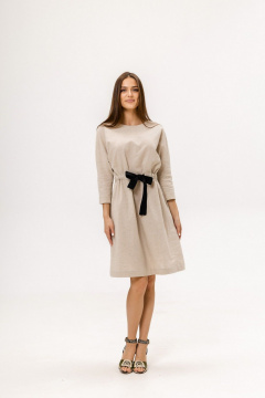 Платье Twok 555112 натуральный - фото 1