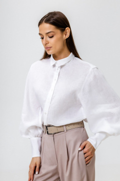 Блуза Twok 555212 белый - фото 2