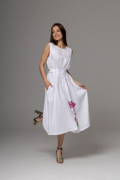 Платье Twok 555222 белый - фото 3
