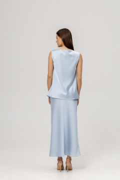 Топ Twok 555534 серо-голубой - фото 4