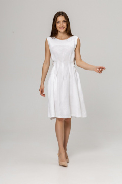 Платье Twok 555902 белый - фото 3