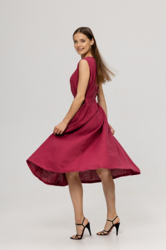 Платье Twok 555904 вишневый - фото 2