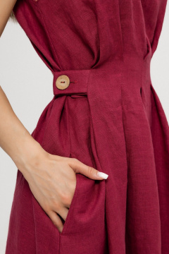 Платье Twok 555944 вишневый - фото 5