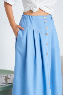 Юбка Liona Style 949 голубой - фото 3