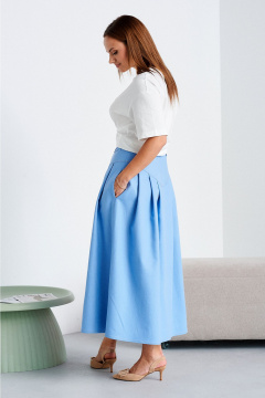 Юбка Liona Style 949 голубой - фото 2