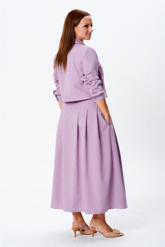 Жакет, юбка Liona Style 950 лиловый - фото 2