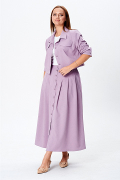 Жакет, юбка Liona Style 950 лиловый - фото 1