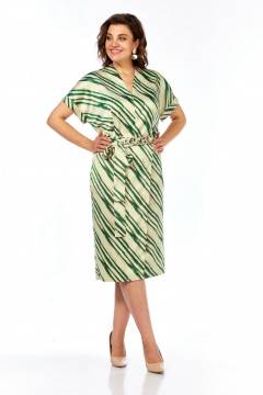 Платье Rishelie 967 молочно-зеленый - фото 3