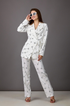 Брюки, жакет Rosheli 1148 молочный - фото 1