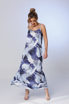 Сарафан Faufilure C1734 синий - фото 2