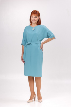 Платье Соджи 649 светло-бирюзовый - фото 1