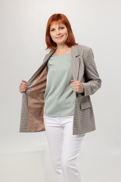 Жакет Соджи 583/1 коричнневый - фото 4