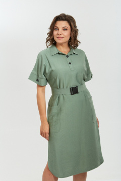 Платье Rishelie 983 олива - фото 2