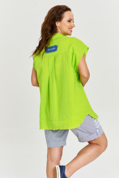 Рубашка AVE RARA 2239 ярко-салатовый - фото 2