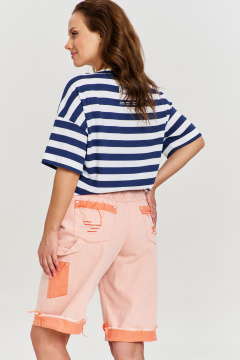 Шорты AVE RARA 4148 розово-оранжевый - фото 4