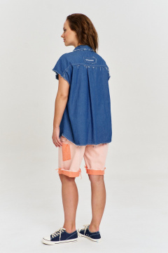 Шорты AVE RARA 4148 розово-оранжевый - фото 2