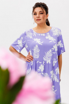 Платье Anelli 1408 лунная_сирень - фото 3