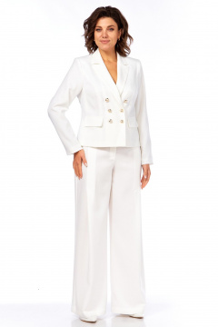 Брюки, жакет Alani Collection 2042 молоко - фото 2