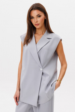 Брюки, жилет Ларс Стиль 1102 серый - фото 5