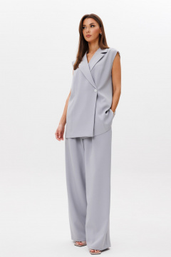 Брюки, жилет Ларс Стиль 1102 серый - фото 4