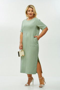 Платье LadisLine 1572 мята - фото 3