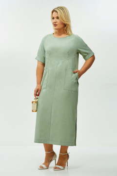 Платье LadisLine 1572 мята - фото 1