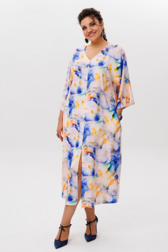 Платье Anelli 1622 акварель - фото 2