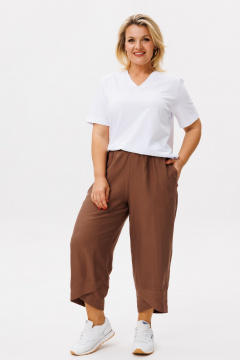 Брюки, жилет, футболка OVERYOU М146/3 мокко - фото 4