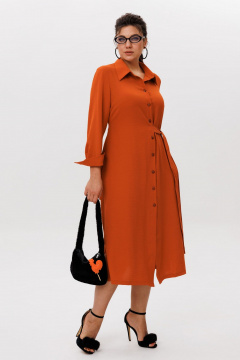 Платье Anelli 1616 кирпичный_поцелуй - фото 2