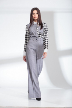 SandyNa 13917 серо-белый