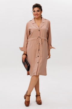 Платье Anelli 1592 тростниковый_сахар - фото 1