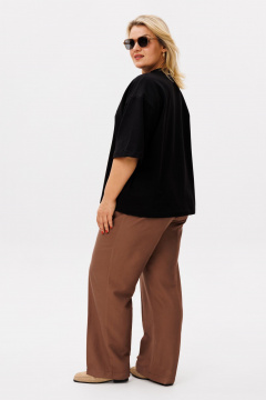 Брюки, футболка OVERYOU М204/1 мокко_черный - фото 2