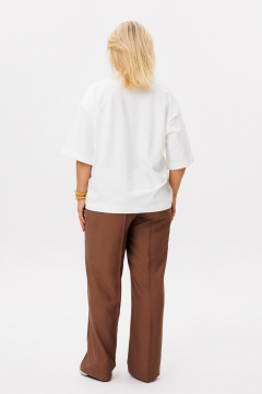 Футболка OVERYOU М205 молочный - фото 4