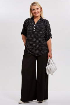 Блуза Таир-Гранд 62416 горох - фото 4