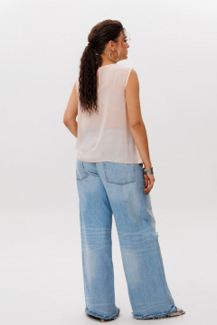 Блуза Anelli 1600.1 персиковый_рассвет - фото 5