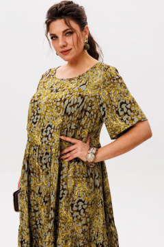 Платье Anelli 1408 речной_самоцвет - фото 3