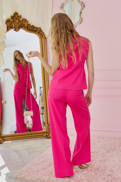 Брюки, жилет Lokka 1638 фуксия - фото 5