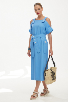 Сарафан Твой имидж 1860 голубой - фото 2
