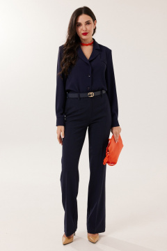 Блуза, брюки Твой имидж 2163 синий - фото 4