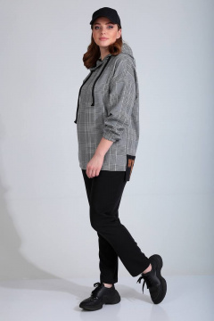 Демисезонный женский спорт-шик комплект джемпер и брюки Liona Style 775 - фото 1