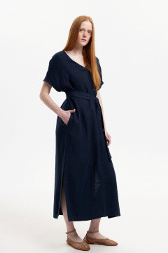 Платье Individual design 25253 темно-синий - фото 2