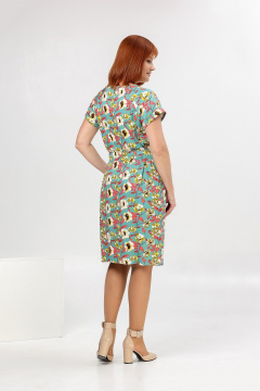 Платье Соджи 551 бирюзовый - фото 4