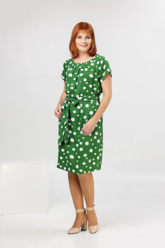 Платье Соджи 551 зеленый - фото 1