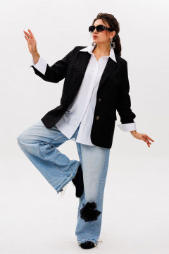 Жакет Anelli 1471.1 черный_жемчуг - фото 2