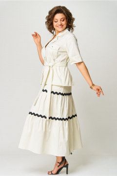 Юбка Andina city 1017-25 слоновая_кость - фото 4