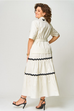 Жакет, юбка Andina city 9074-25 слоновая_кость - фото 2