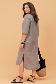 Платье Andina city 8022-24 серый - фото 3