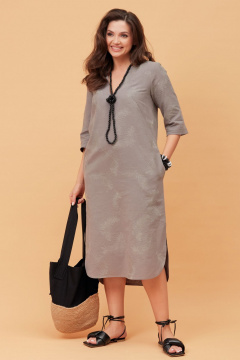 Платье Andina city 8022-24 серый - фото 2