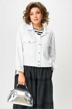 Жакет Andina city 7018-25 белый - фото 5